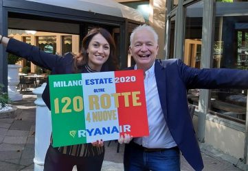 Ryanair, sempre più voli da Milano e Bergamo. “Record di rotte per l’estate 2020”
